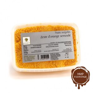 Замороженная цедра апельсина гранулированная Ravifruit, 0,5 кг. 